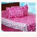 Bed sheet with pillow coveres